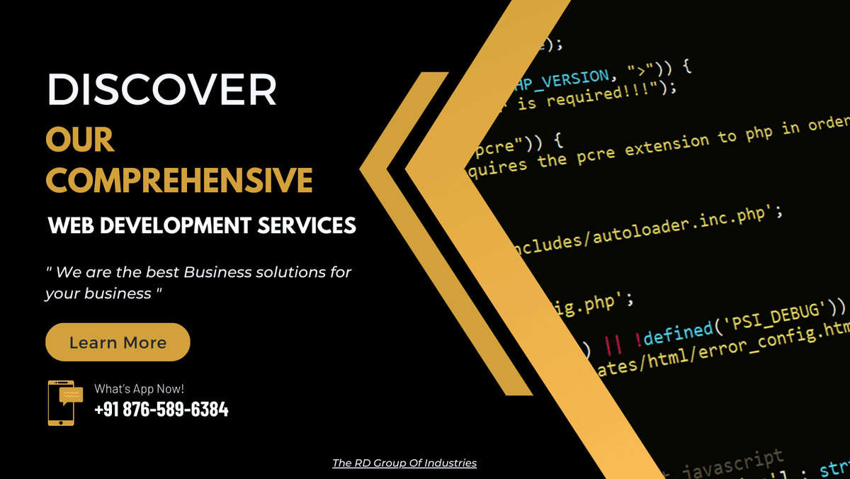 Discover Our Comprehensive Web Development Services